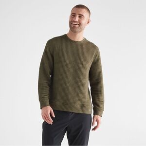 NOBULL Men's Quilted Crew Pullover